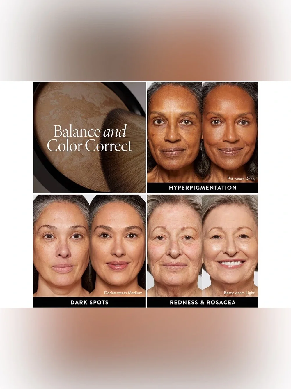 Laura Geller Baked Balance-n-Brighten Foundation - Brown Marble Deep or Tan